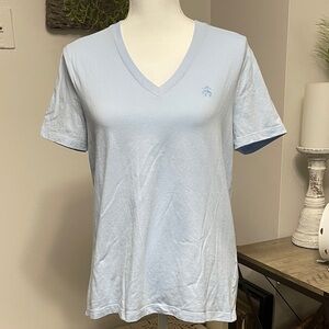Brooks Brothers Light Blue Crew Neck Tee